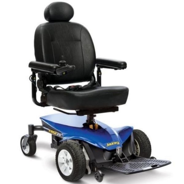 Pride Jazzy Elite ES Power Chair Blue Right View