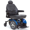 Pride Jazzy Elite HD Front Wheel Power Chair Blue Front View