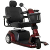 Pride Maxima Heavy Duty 3 Wheel Mobility Scooter Red Front View