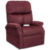 Pride Mobility Essential Collection 3-Position Lift Chair Black Cherry Cloud 9 Seat View