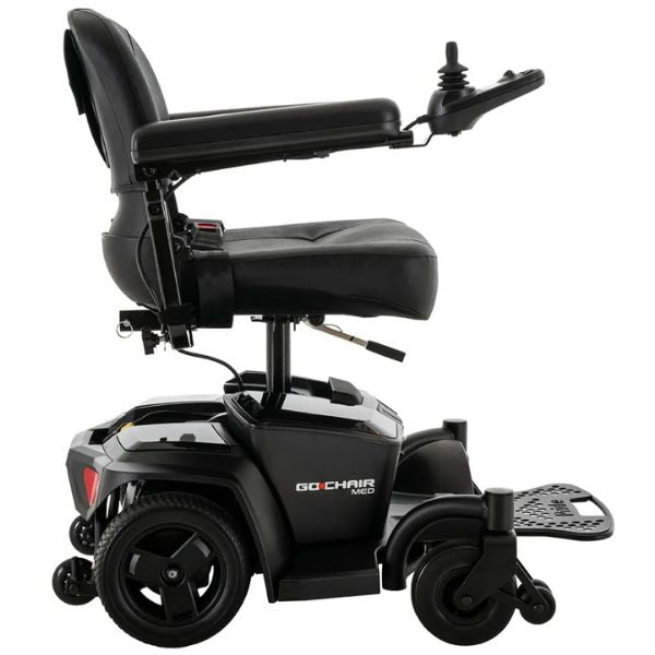 Go-Chair-MED Light-Weight Electric Wheel  Chair By Pride Mobility Side View