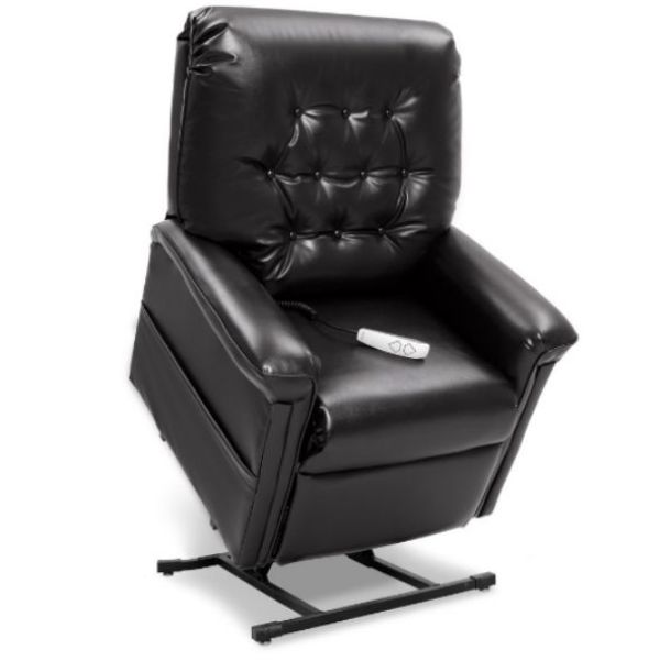 Pride Mobility Heritage Collection 3-Position Lift Chair LC-358 Black Lexis Sta Kleen Standing View