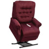 Pride Mobility Heritage Collection Heavy Duty 3-Position Lift Chair LC-358 XL &amp; XXL Back Cherry View
