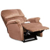 Pride Mobility Infinity Collection Zero Gravity LC-525i Lift Chair Cool Grey Split-T Back View