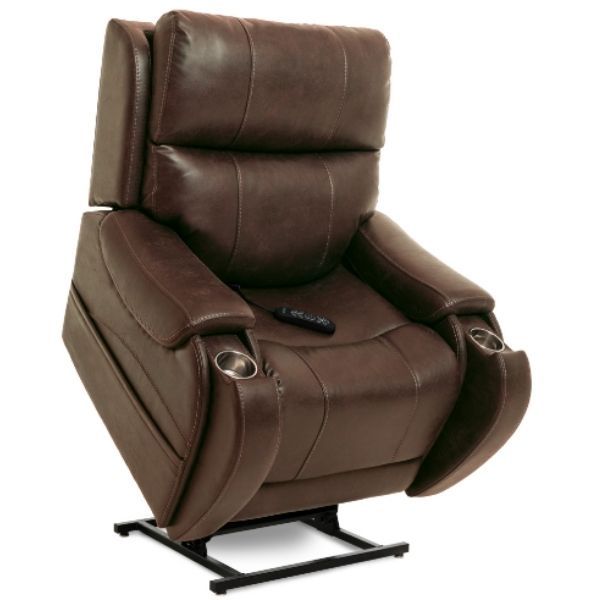 Pride Mobility Viva Lift Atlas Infinite-Position Lift Chair PLR-985M Badlands Walnut Standing View