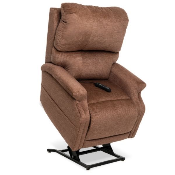 Pride Mobility Viva Lift Escape Zero Gravity Lift Chair PLR-990i Durasoft Oat Standing View