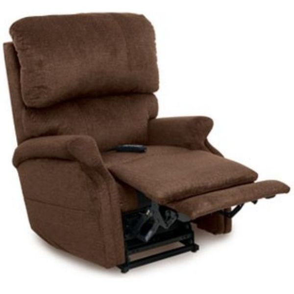 Pride Mobility Viva Lift Escape Zero Gravity Lift Chair PLR-990i Durasoft Timber Leg Rest View
