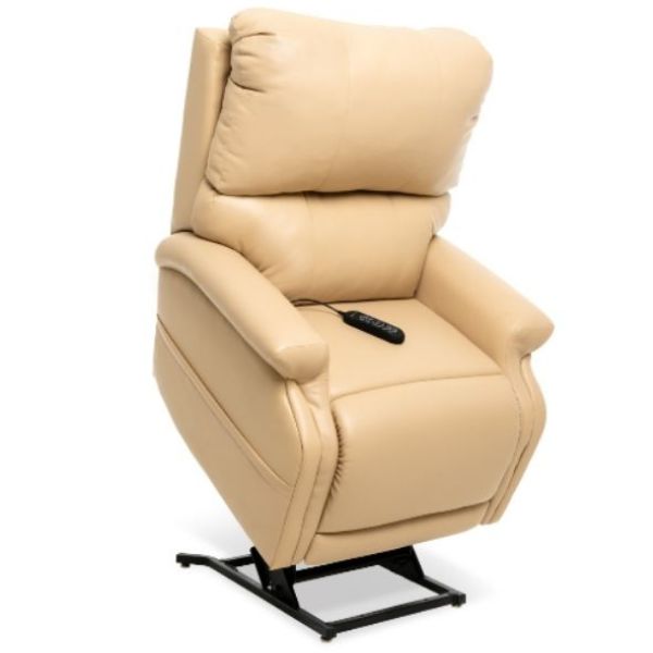 Pride Mobility Viva Lift Escape Zero Gravity Lift Chair PLR-990i Ultraleather Buff Standing View