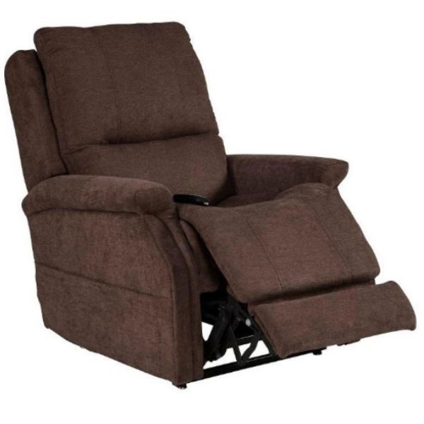 Pride Mobility Viva Lift Metro Infinite-Position Lift Chair PLR-925M Saville Brown Leg Rest View