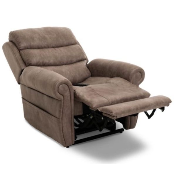 Pride Mobility Viva Lift Tranquil Infinite-Position Lift Chair PLR-935 Astro Mushroom Footrest Extension View