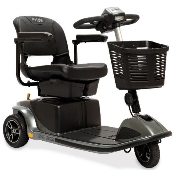 Pride Revo 2.0 3 Wheel Scooter S66 Grey Street Right View