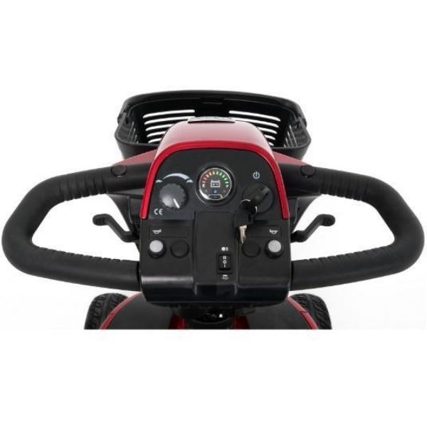 Pride Victory 10.2 Mid-Size Bariatric 4 Wheel Scooter SC7102 Delta Handlebar View