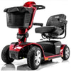 Pride Victory 10.2 Mid-Size Bariatric 4 Wheel Scooter SC7102 Red Base View