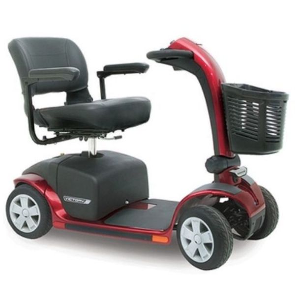 Pride Victory 10 4-Wheel Power Scooter SC710 Red Right View
