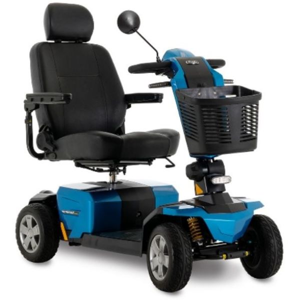 Pride Victory LX Sport 4-Wheel Scooter S710LXW Blue Front View