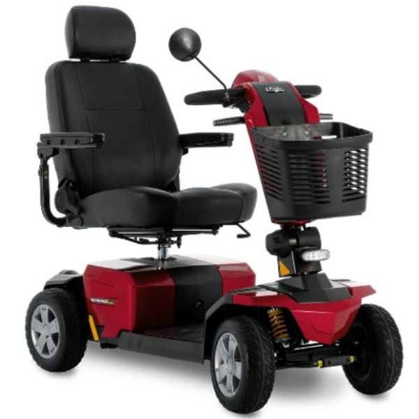 Pride Victory LX Sport 4-Wheel Scooter S710LXW Red Front View