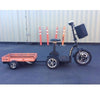 RMB EV Multi-Point 48v 500W 3 Wheel Electric Scooter Side with Trailer View