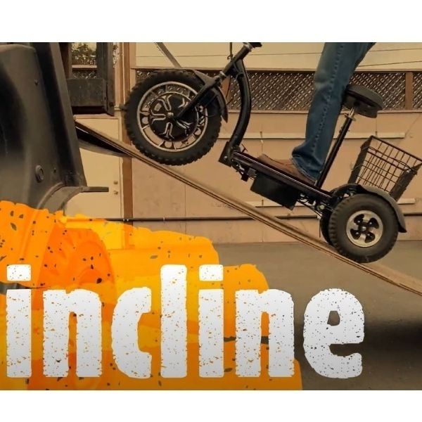 RMB Multi Point AWD All Wheel Drive Electric Trike AWD Incline Rating View