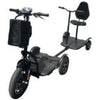 RMB Protean Folding 3 Wheel Mobility Scooter Black Tag-a-Long Trailer Front View