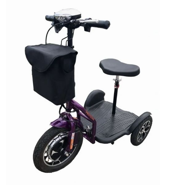 RMB Protean Folding 3 Wheel Mobility Scooter Front Side View