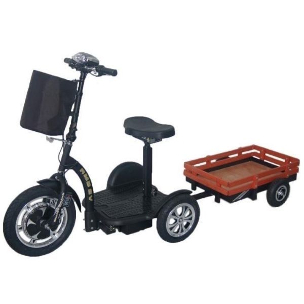 RMB Protean Folding 3 Wheel Mobility Scooter Trailer View