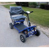 RMB e-Quad Powerful 4 Wheel Mobility Scooter Blue Front View