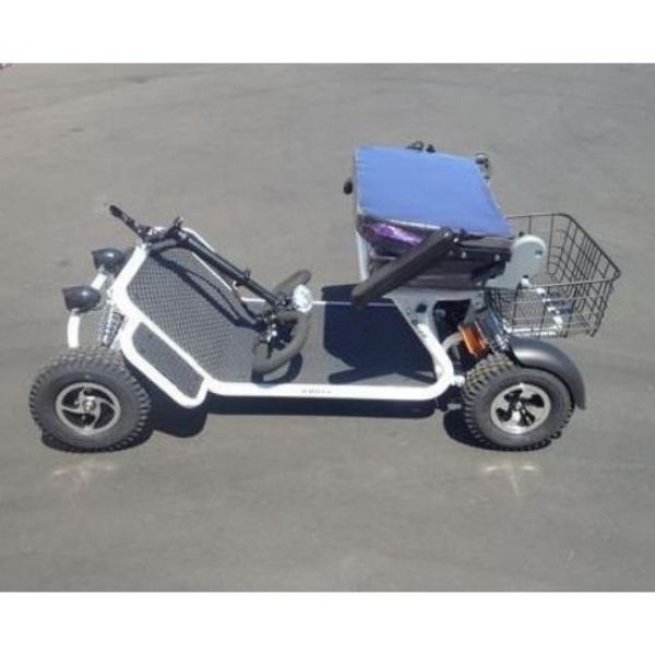 RMB e-Quad Powerful 4 Wheel Mobility Scooter Side View