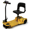 Shoprider Echo Folding Scooter Yellow Front Left Side View