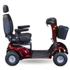 Shoprider Enduro XL 4 Wheel Plus Mobility Scooter Red Right View