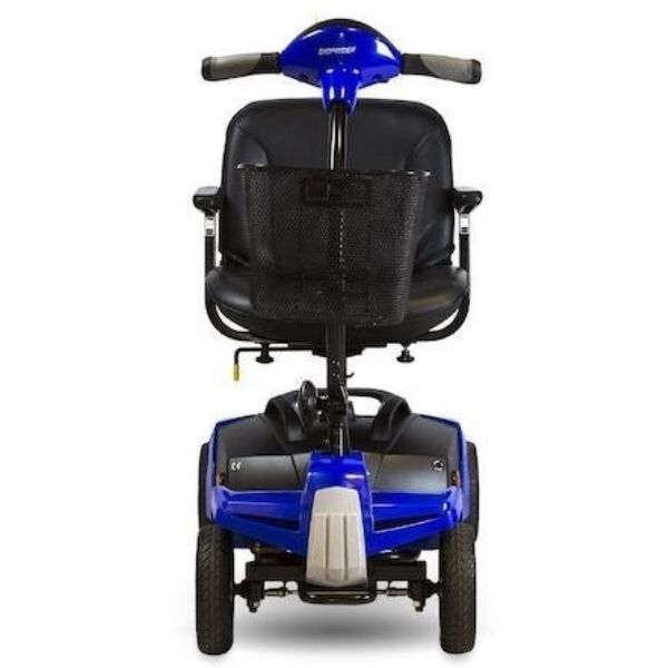 Shoprider Escape 4 Wheel Portable Scooter Blue Front View