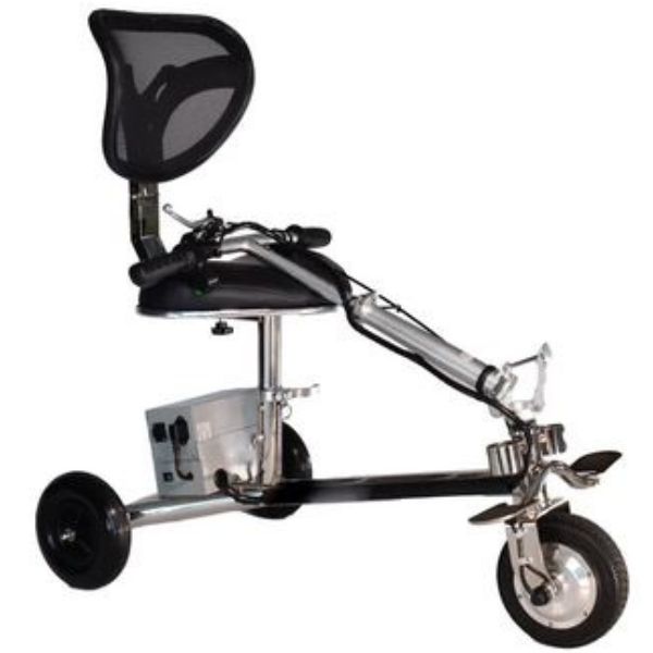 SmartScoot Portable Travel 3-Wheel Mobility Scooter S1200 Adjustable Steering View      