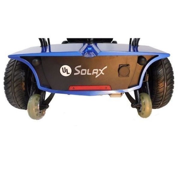 Solax Mobie Plus Folding Mobility Scooter  Blue Bottom View
