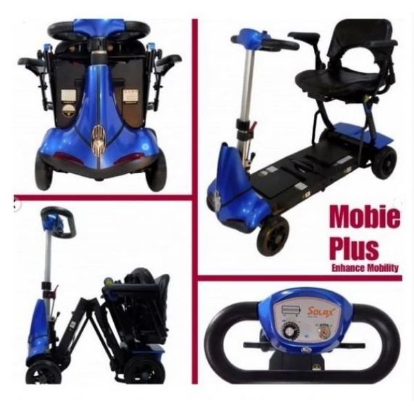 Solax Mobie Plus Folding Mobility Scooter Features View