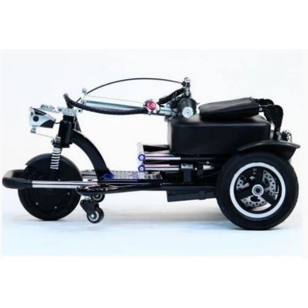 Triaxe Sport Scooter Black Folded View