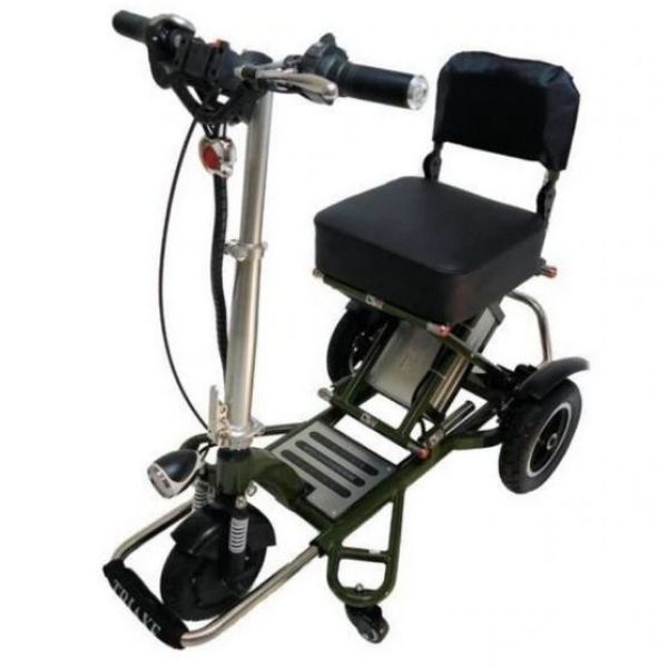 Triaxe Sport Scooter Green Front View