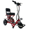 Triaxe Sport Scooter Red Front Left Side View