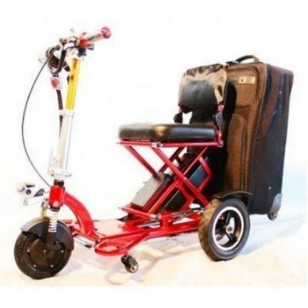 Triaxe Sport Scooter Red Front  Side View