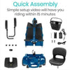Vive Health 3 Wheel Travel Mobility Scooter Quick Assembly View