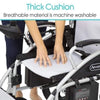 Vive Health Compact Folding Power Wheelchair Black Thick Cushion View