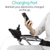Vive Health Foldable Power Wheelchair Charging Port View