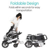 Vive Health Foldable Power Wheelchair Folded View