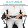 Vive Health Foldable Power Wheelchair Seat Belt View