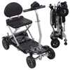 Vive Health Folding Mobility Scooter Folded and Unfolded View