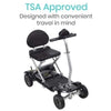 Vive Health Folding Mobility Scooter Front Side View
