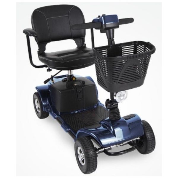 Vive Health Series A Deluxe Travel Mobility Scooter Color Blue
