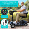 Vive Health Series A Deluxe Travel Mobility Scooter Industry Leading Battery Life