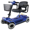 Zip’r 4 Xtra Mobility Scooter Blue Front Side View