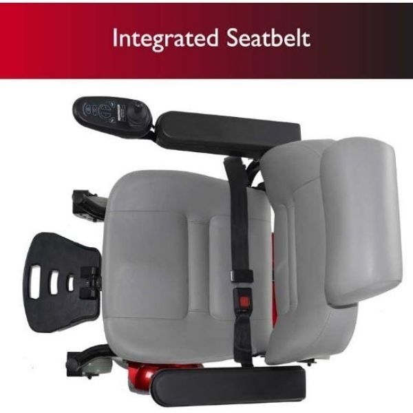 Zip’r Mantis Power Electric Wheelchair Seat Belt View