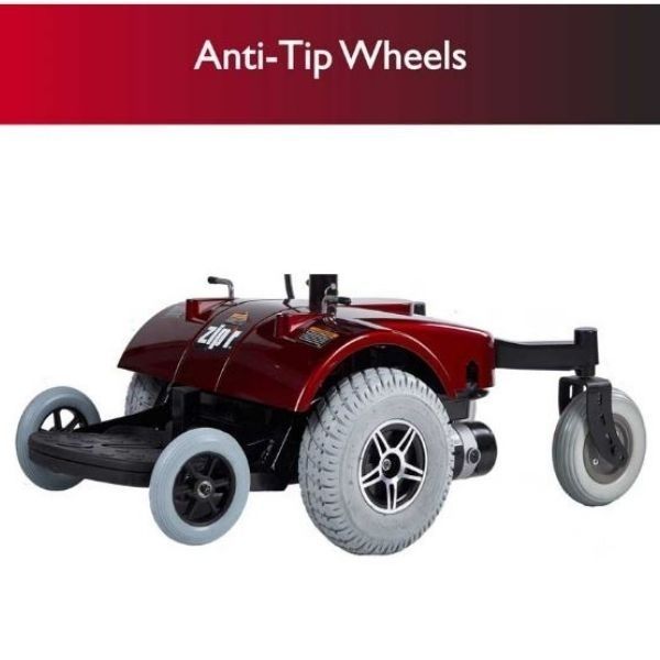 Zip&#39;r PC Mobility Power Wheelchair Anti-tip Wheel View