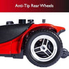 Zip&#39;r Roo 4 Wheel Mobility Travel Scooter Rear Wheel View